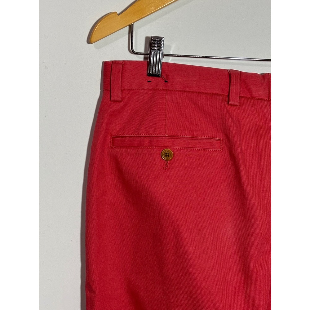 Brooks Brothers Milano Slim Fit Salmon Supima Cotton Chino Pants Mens 33x32 - Picture 4 of 12